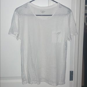 White Linen T-shirt